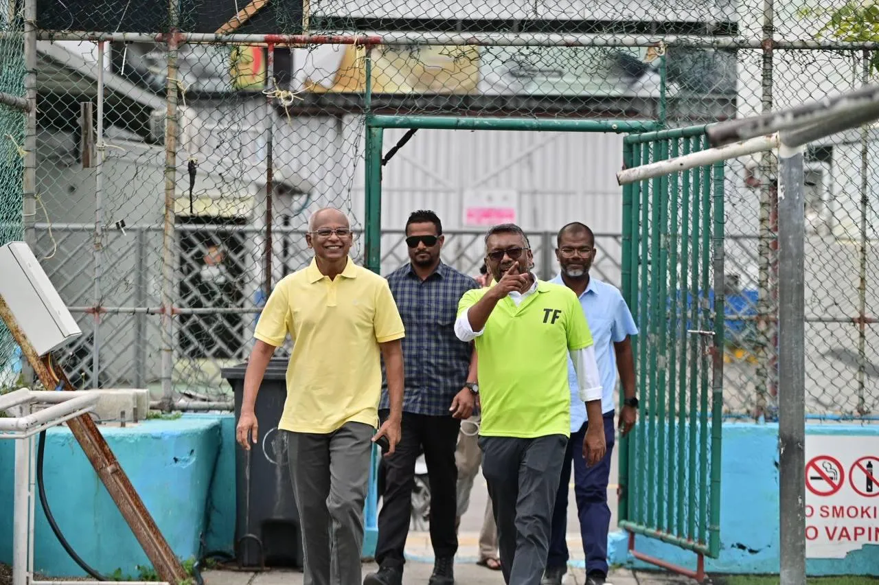 ރައީސް ޞާލިޙް އެމްޑީޕީގެ ފުޓްސަލް މެޗް ބައްލަވާލައްވަނީ: ފޮޓޯ/ އެމްޑީޕީ