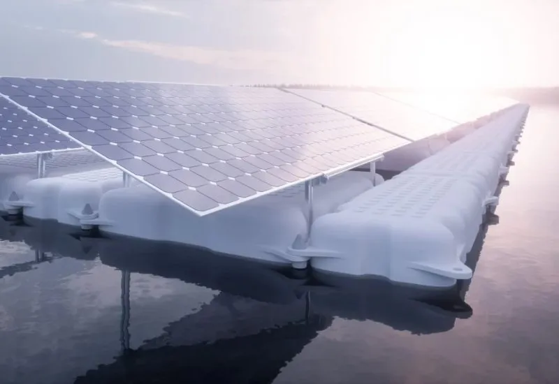 A drawing of the solar PV system released by the Ministry of Environment, Photo by: Ministry of Climate Change, Environment and Energy