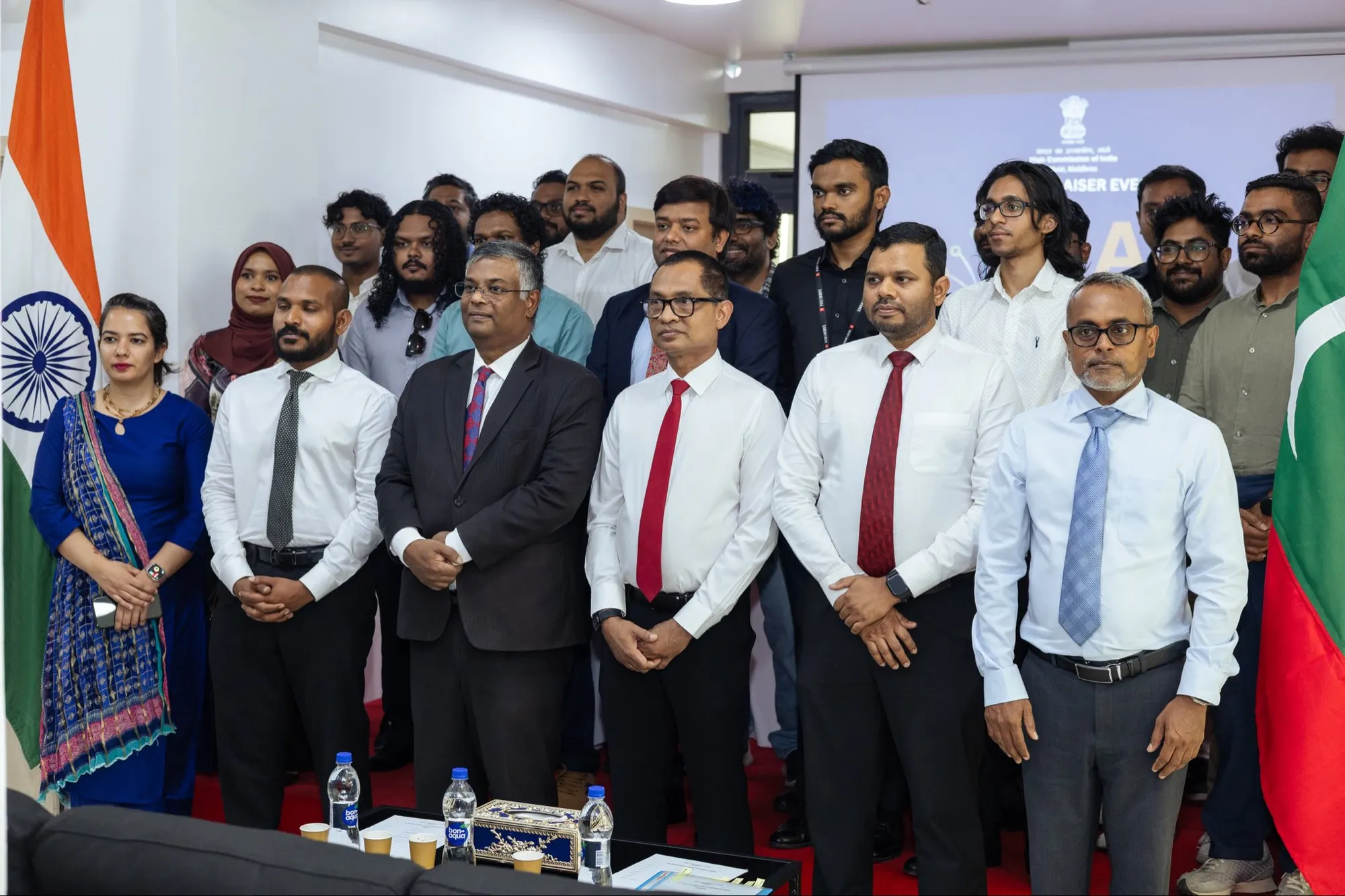 Maldivian and Indian officials at the AI Summit curtain raiser(Photo/Indian High Commission in Maldives)