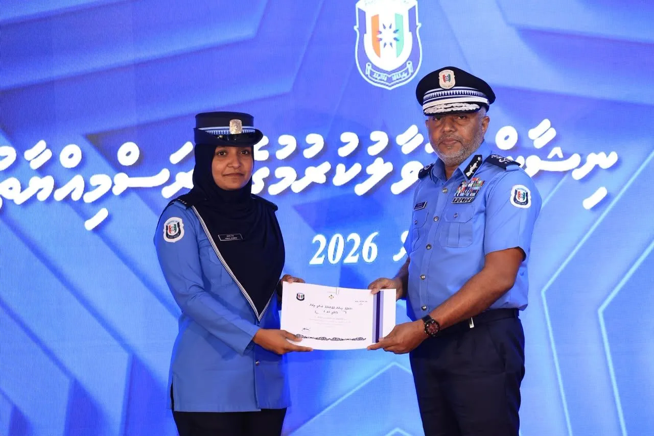 މާލެ އޭރިއާގެ 84 ފުލުހަކަށް ޝަރަފުގެ ނިޝާން