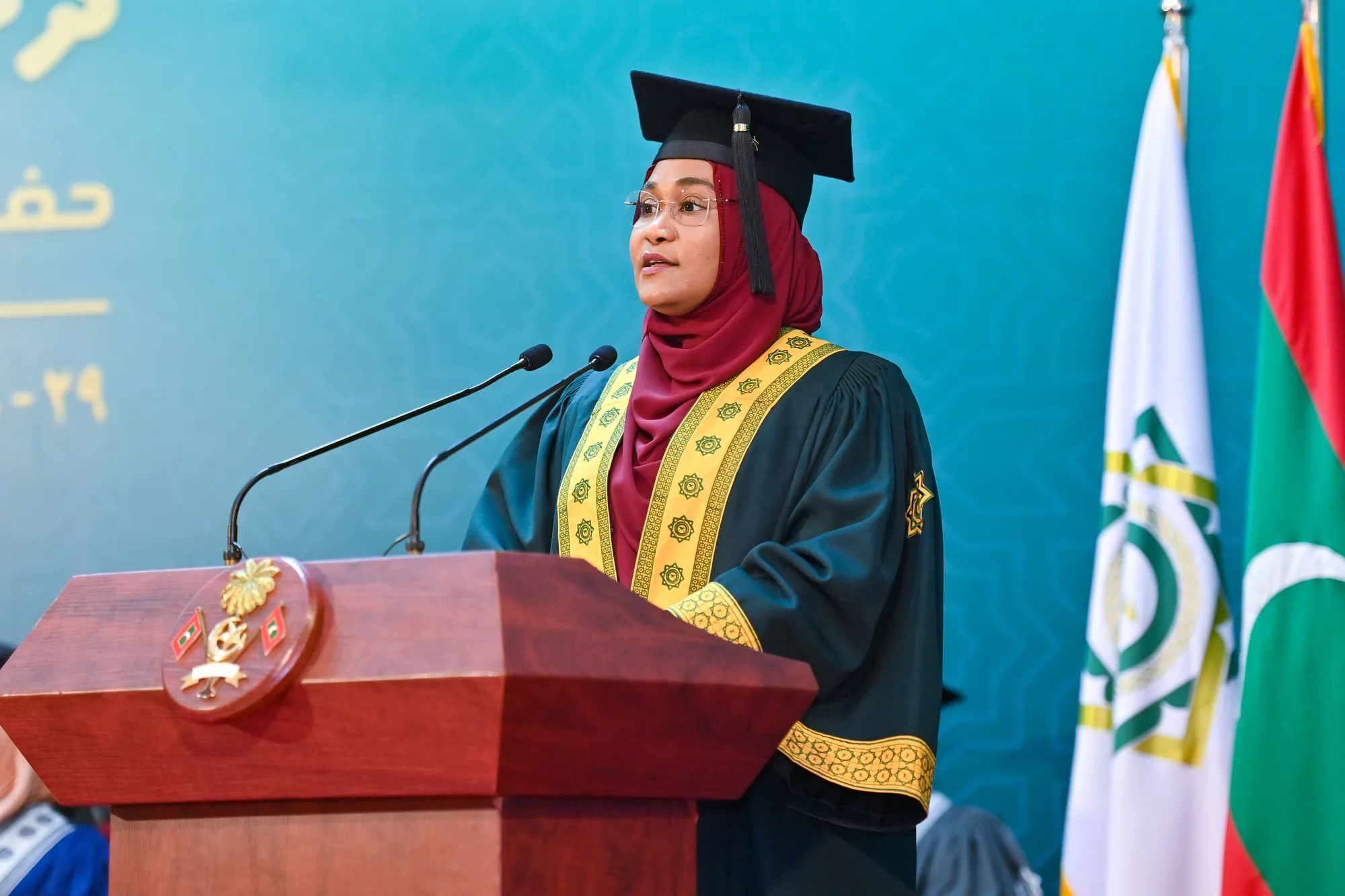 ރައީސުލްޖުމްހޫރިއްޔާ ޑރ.މުޙައްމަދު މުޢިއްޒުގެ އަނބިކަނބަލުން ސާޖިދާ މުޙައްމަދު-- ފޮޓޯ: ރައީސް އޮފީސް