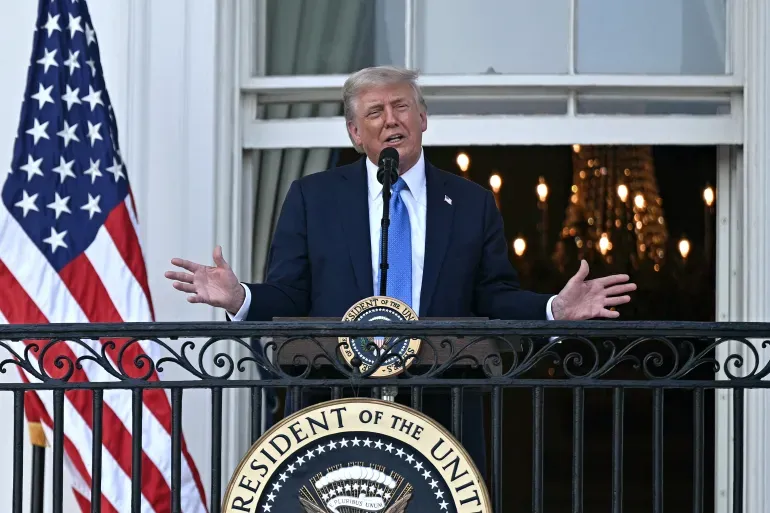 އެމެރިކާގެ ރައީސް ޑޮނާލްޑް ޓްރަމްޕް. ފޮޓޯ/ އަލް ޖަޒީރާ
