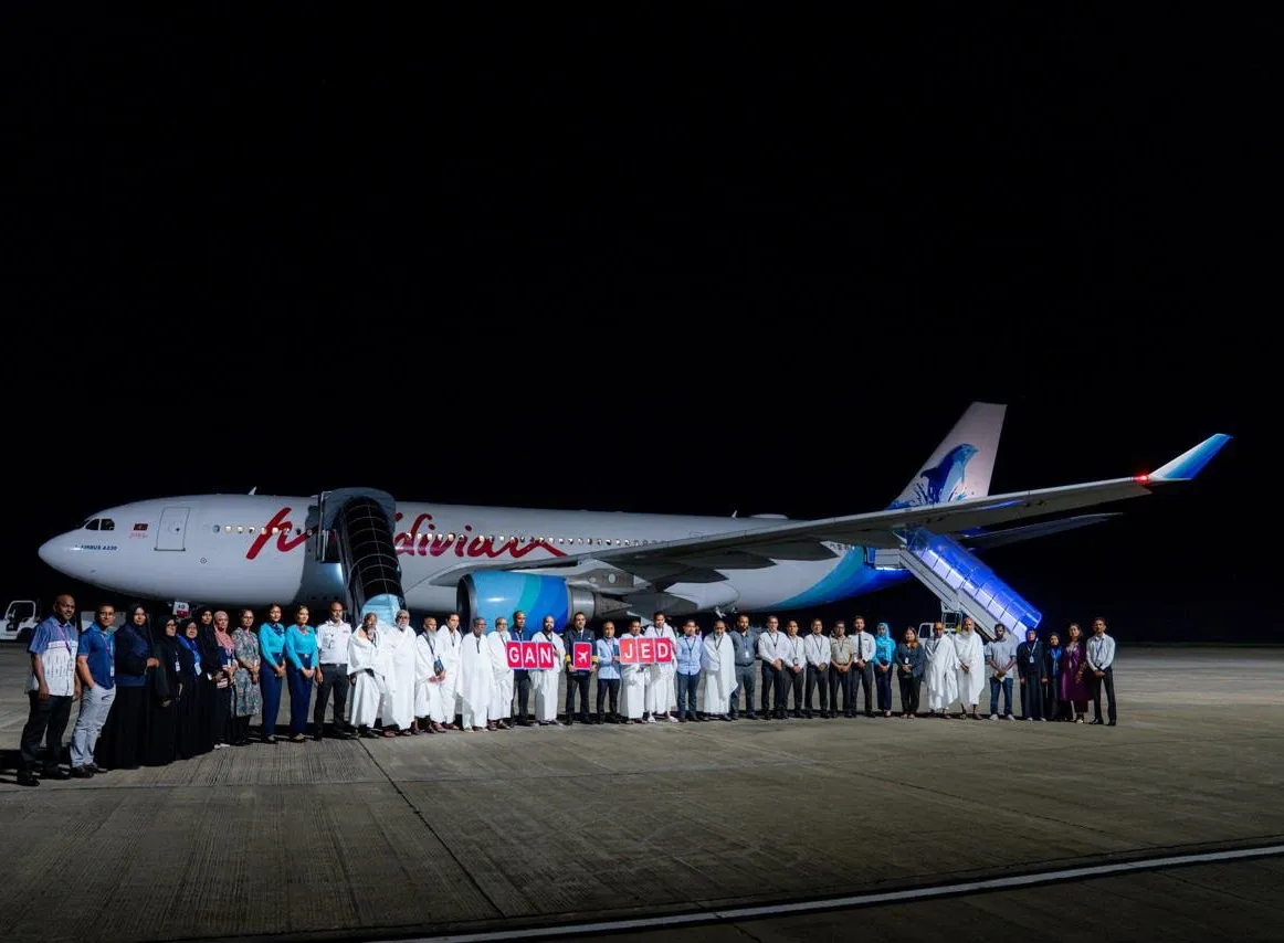 Maldivian Marks Milestone with First Direct Umrah Flight from Gan