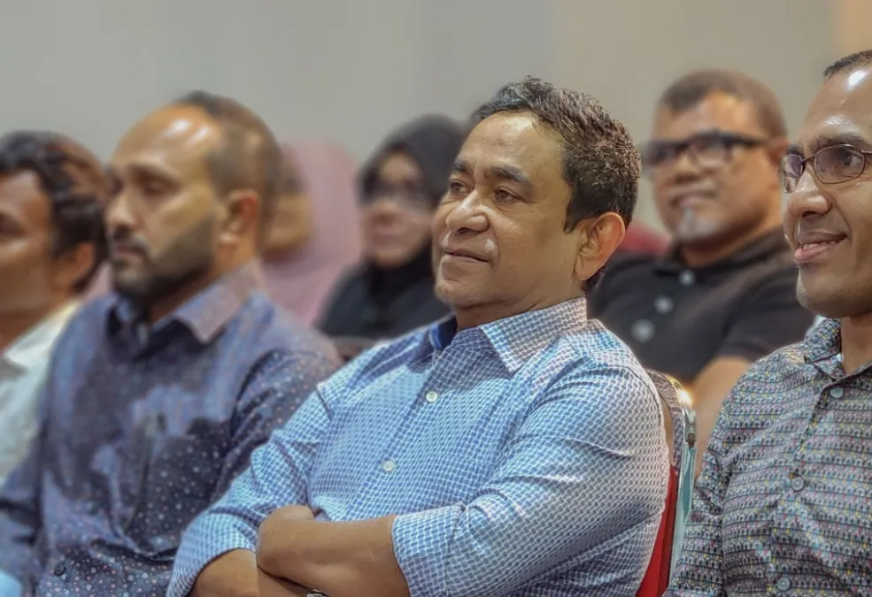 ރޭގެ ބައްދަލުވުމުގައި ރައީސް ޔާމީން-- ފޮޓޯ/ތޭރަ އޮންލައިން