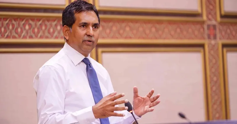 އިކޮނޮމިކް މިނިސްޓަރު މުހައްމަދު ސައީދު -- ފޮޓޯ: މަޖިލީސް