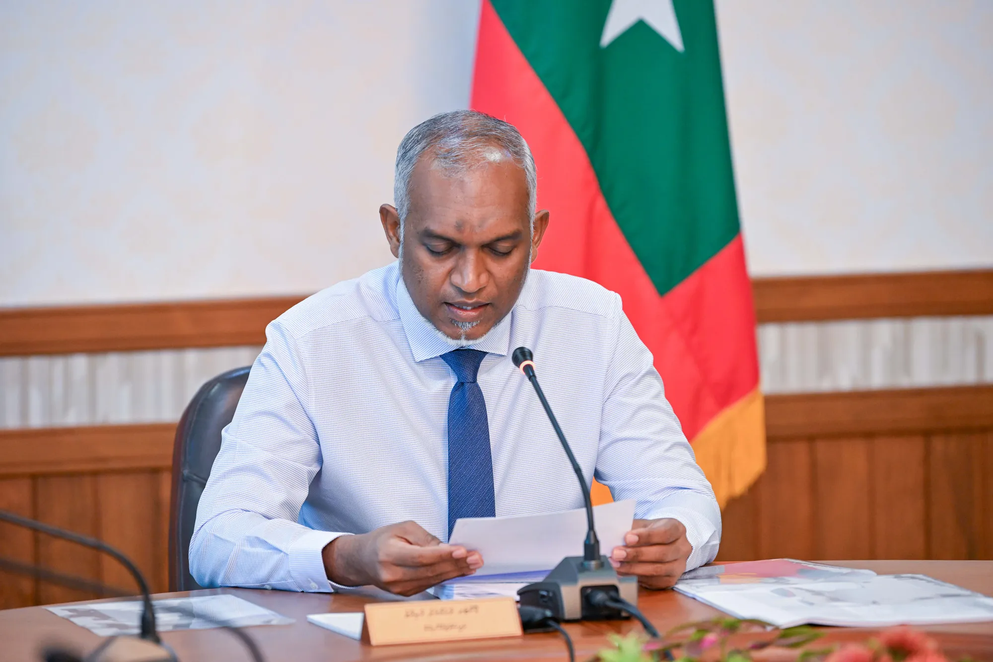 ރައީސް ޑރ.މުއިއްޒު-- ފޮޓޯ: ރައީސް އޮފީސް