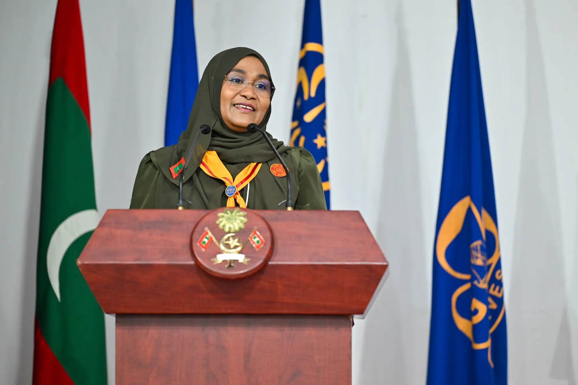 މެޑަމް ސާޖިދާ މުހައްމަދު -- ފޮޓޯ: ރައީސް އޮފީސް