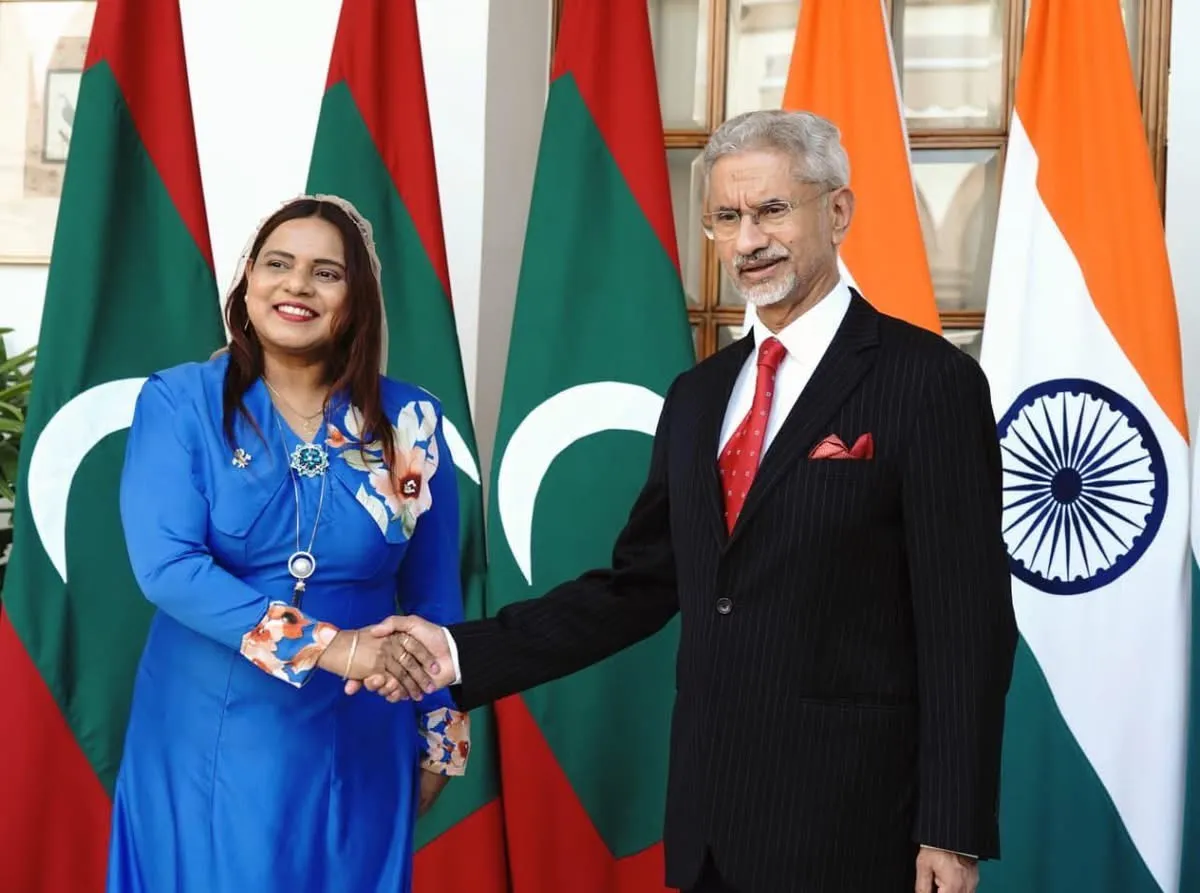 Minister Iruthisham meeting with Minister Jaishankar (Photo/Ministry of Foreign Affairs)