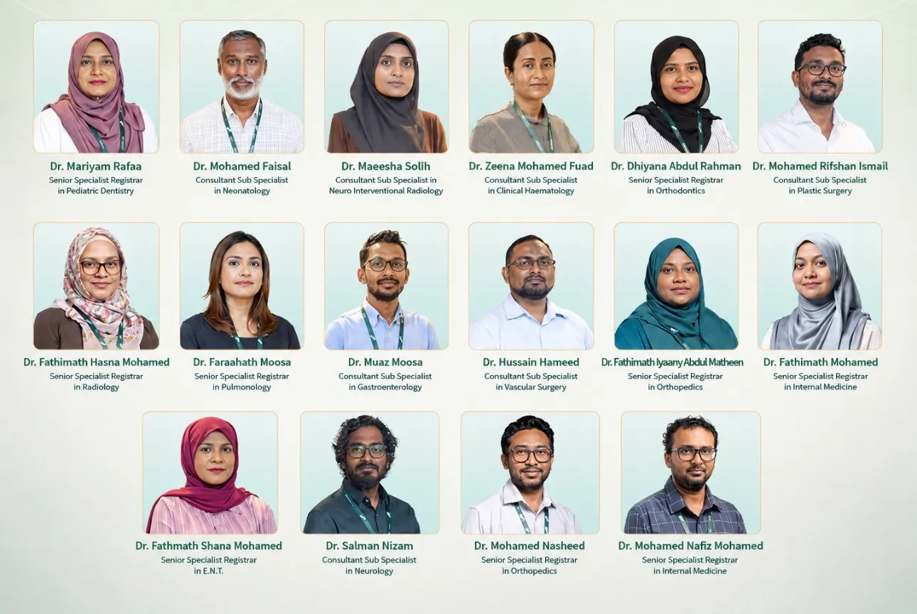 ދަރުމަވަންތައާއި އައިޖީއެމްއެޗަށް މިއަހަރު ދިވެހި 16 ޑޮކްޓަރުން