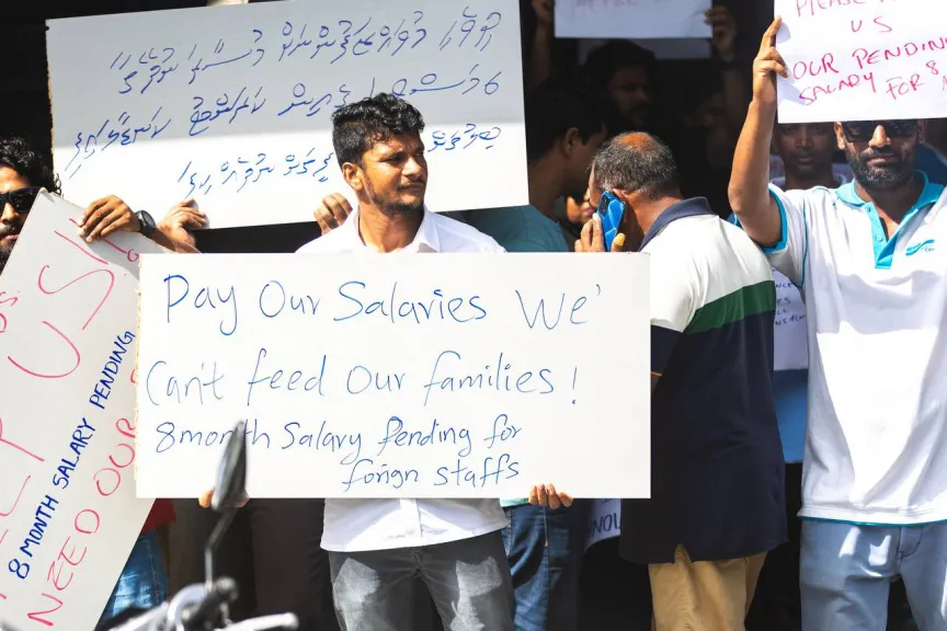 Cyprea employees protesting