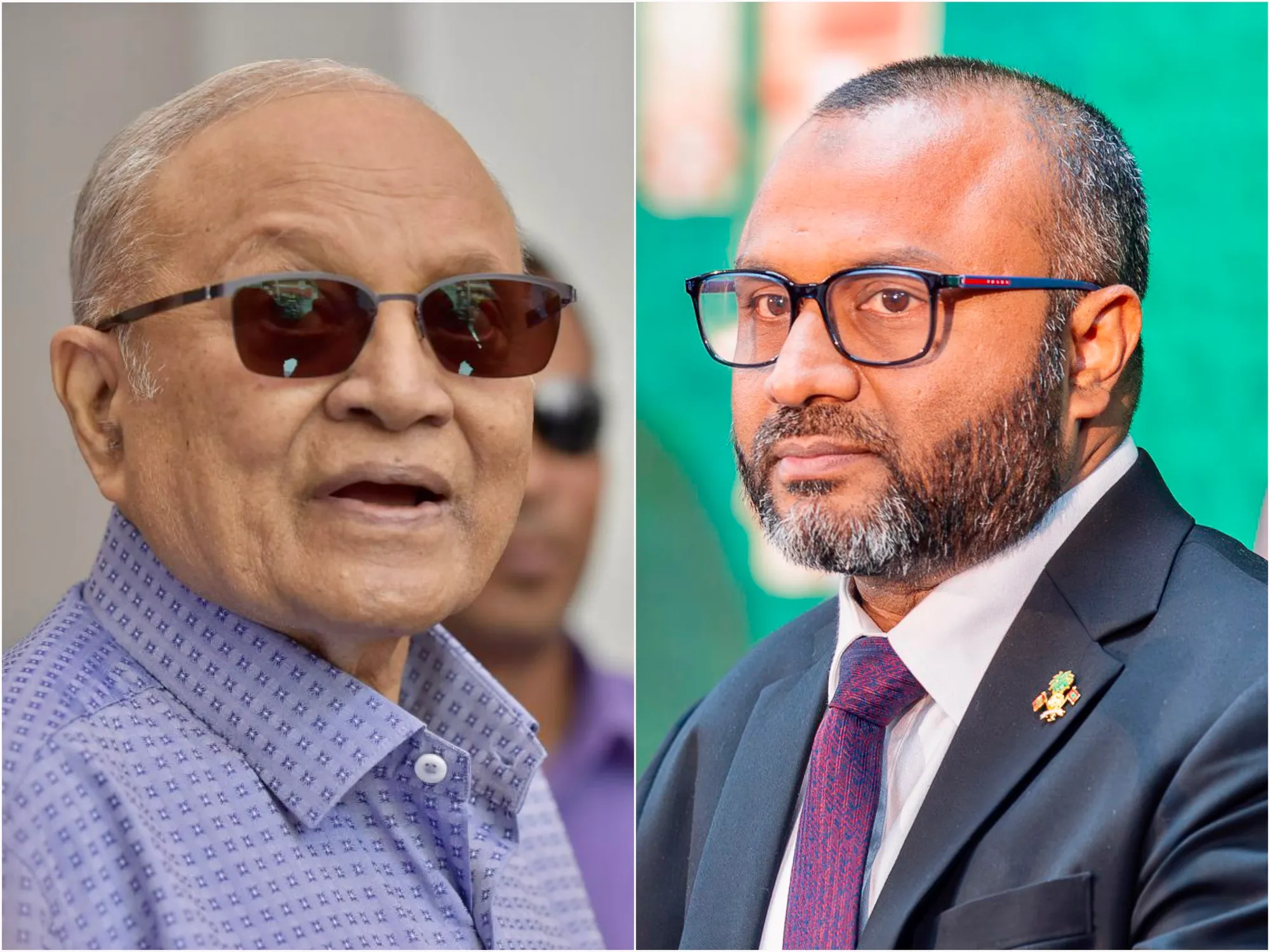 ކުރީގެ ރައީސް މައުމޫން އަދި މިނިސްޓަރު ޝަހީމް