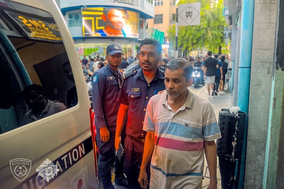During Sunday's immigration raid (Photo/Immigration)