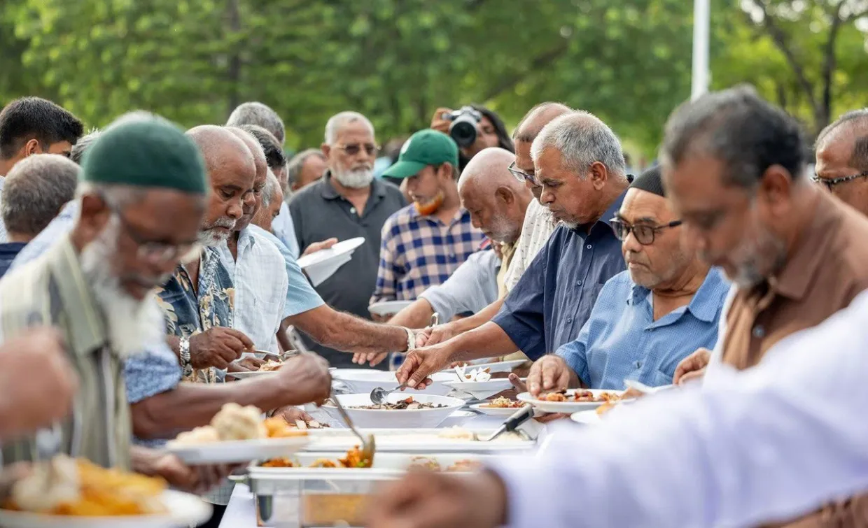 An iftar held previously (Photo/HDC)