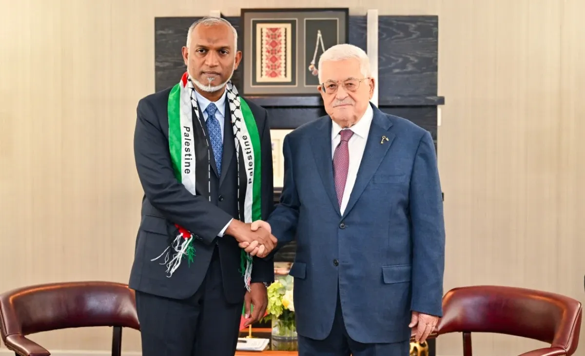 ފަލަސްޠީނުގެ މިނިވަންކަން އިޢުލާންކުރި ދުވަހުގެ މުނާސަބަތުގައި ރައީސުލްޖުމްހޫރިއްޔާ، ތަހުނިޔާ ވިދާޅުވެއްޖެ