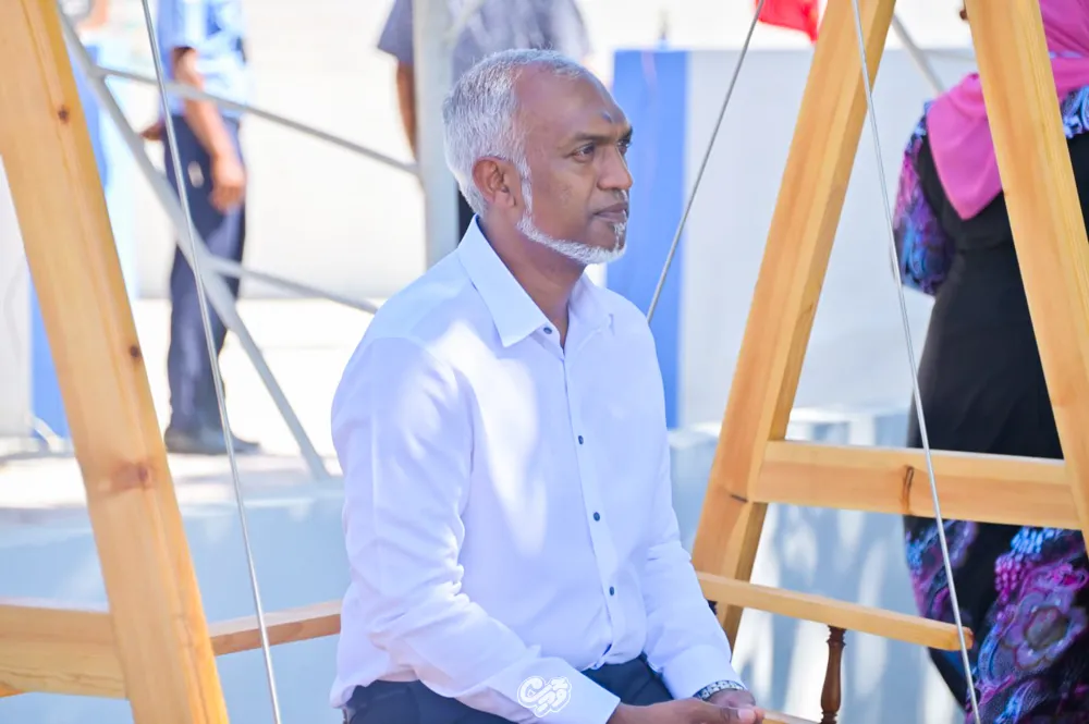 ރައީސް ޑރ.މުހައްމަދު މުއިއްޒު-- ފޮޓޯ: ވޮއިސް