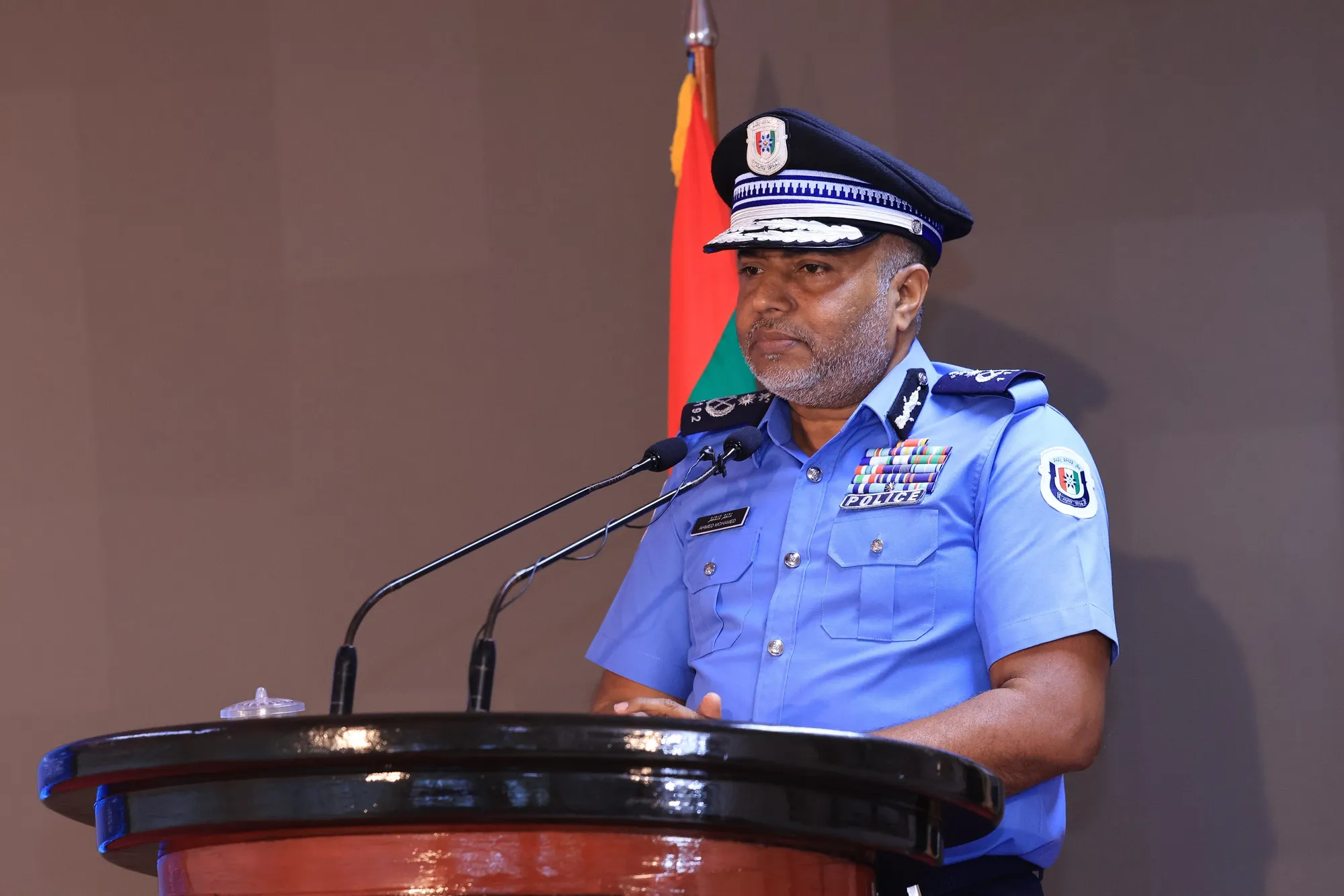 ކޮމިޝަނަރ އޮފް ޕޮލިސް އަހުމަދު މުހައްމަދު: ފޮޓޯ/ ޕޮލިސް