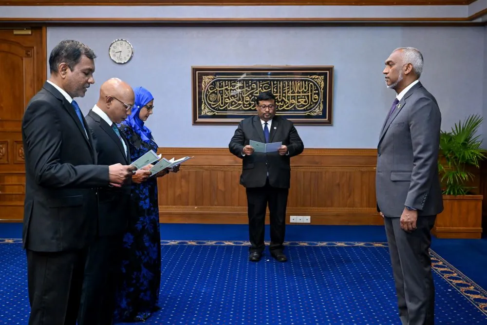 From the ceremony held to appoint three new members to  Civil Service Commission (CSC) (Photo/President's Office)