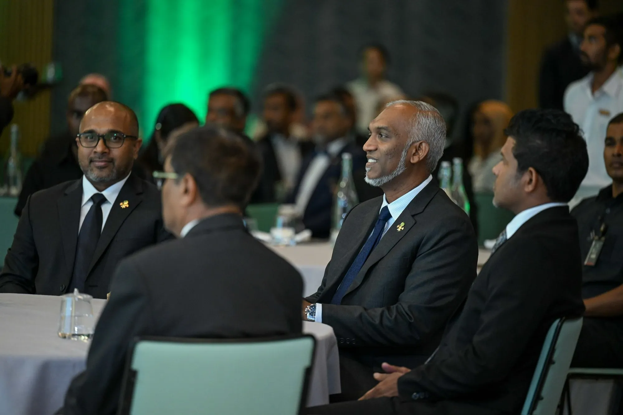President Dr. Muizzu at Maldives 2.0 Digital Transformation Summit on Friday night (Photo/President's Office)