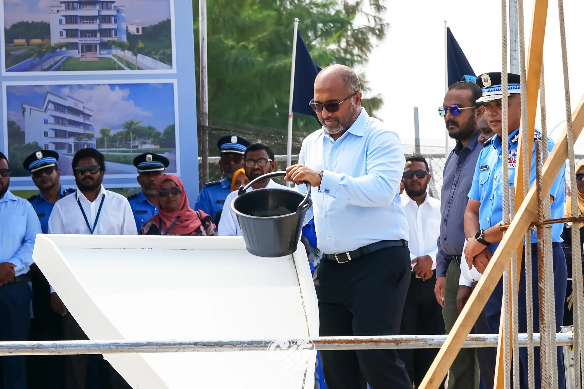 ދުވާފަރު ފުލުހުންގެ މަރުކަޒުގެ ޢަމަލީ މަސައްކަތް ފަށައިފި