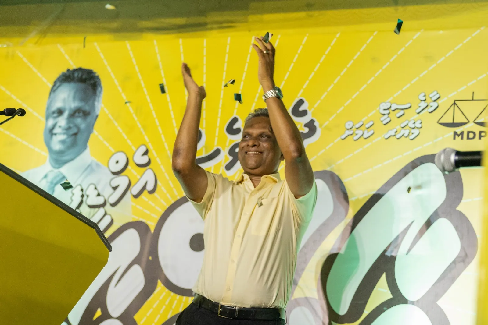 އަލީ ބަލިކޮށް އާދަން އެމްޑީޕީ މާލެ ސިޓީ މޭޔަރުގެ ޓިކެޓް ދިފާއު ކުރައްވައިފި⁩