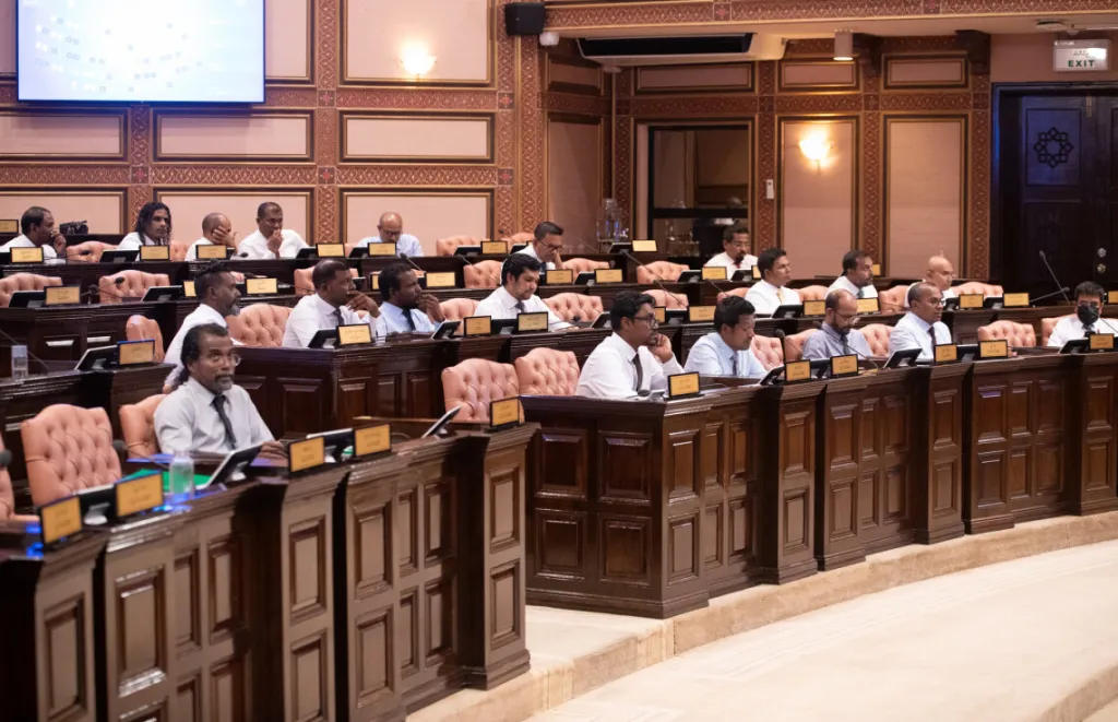 ރައްޔިތުންގެ މަޖިލީހުގެ ޖަލްސާ އެއްގެ ތެރެއިން-- ފޮޓޯ: ރައްޔިތުންގެ މަޖިލިސް
