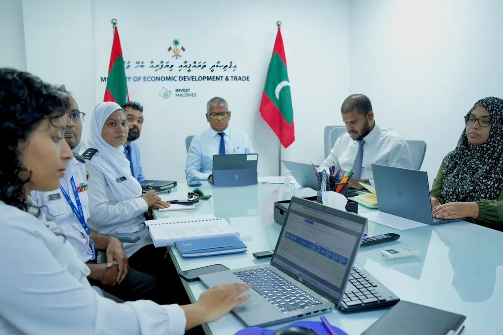 From the first round of trade negotiations held yesterday on PTA between Maldives and Turkey (Photo/ Ministry of Economic Development and Trade)