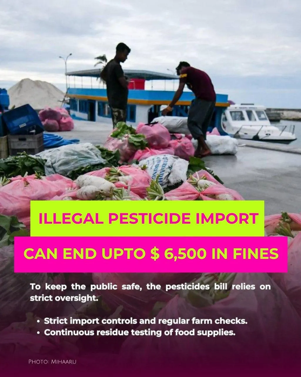 Pesticides in Maldives: what are we eating