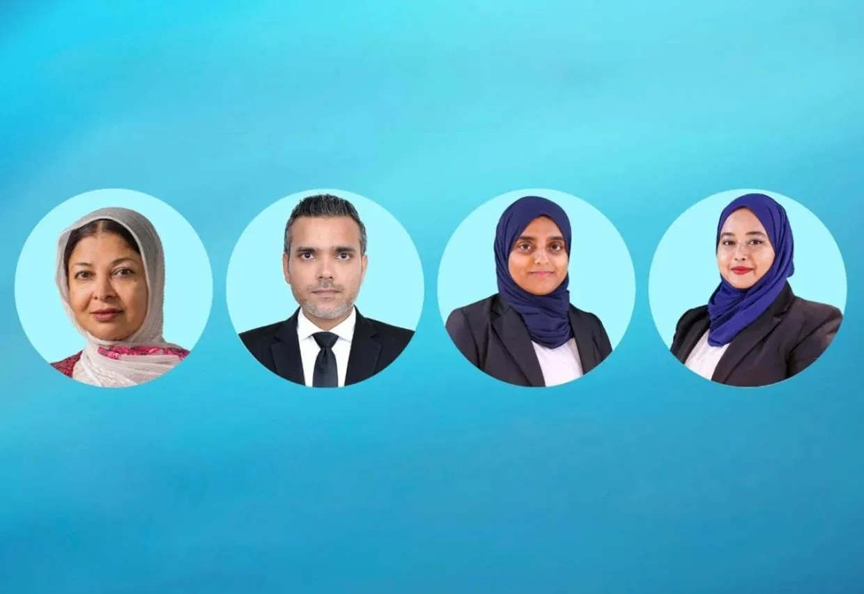 The newly appointed four board members to Visit Maldives