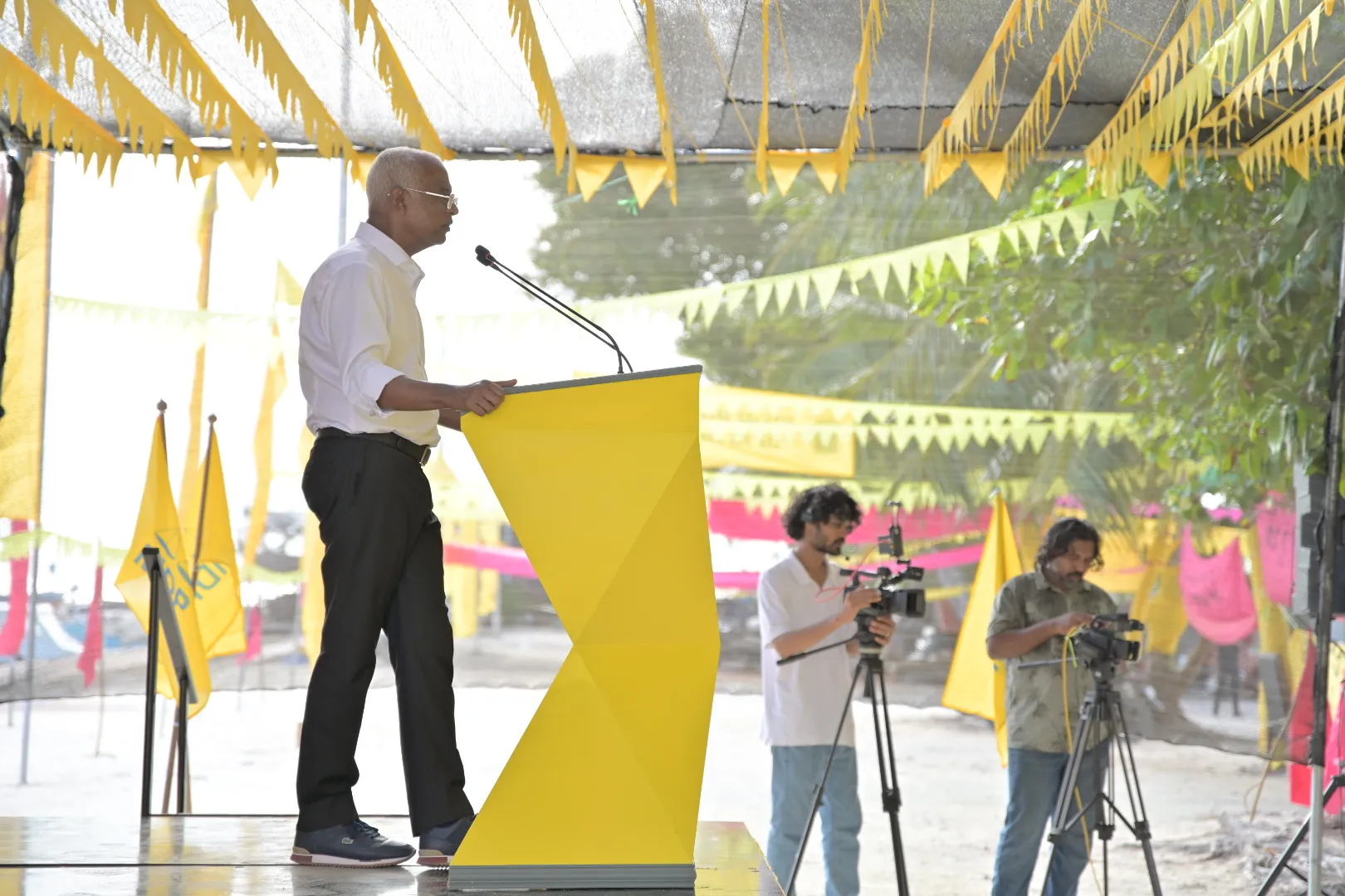 "ރައްޔިތުން އަޅުގަނޑާ ހަވާލުކުރި މަސައްކަތް ކޮށްދިނުމަށް ކަންތައްތަކެއް ކޮށްދެވިއްޖެ ކަމުގެ އިޙްސާސް މިއަދު ކުރެވޭ"