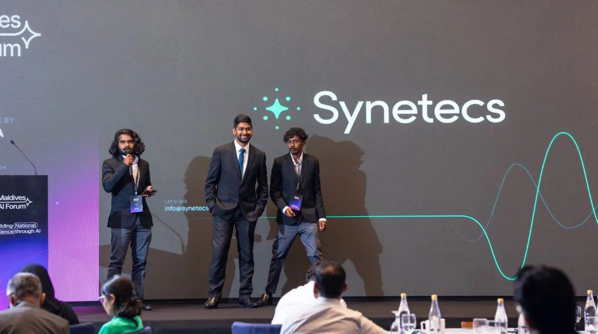 Synetecs Team at Maldives AI forum (Photo/Synetecs)