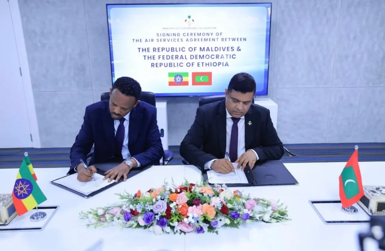 ރާއްޖެއާއި އިތިއޯޕިއާއާ ދެމެދު ވައިގެ ދަތުރުފަތުރު ފެށުމަށް އެއްބަސްވުމެއް