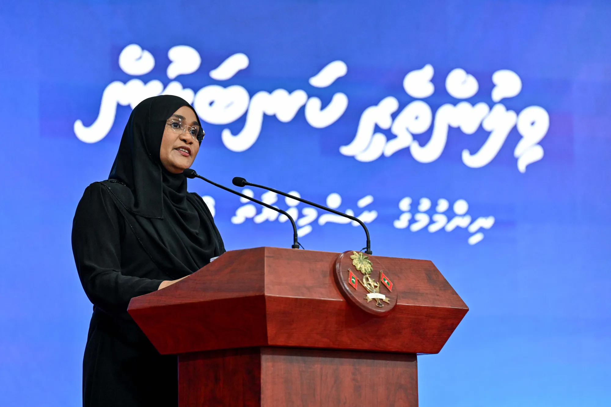 "ވިލުންތެރި ކަނބަލުން" ޕްރޮގްރާމު ނިންމުމުގެ ރަސްމިއްޔާތުގެ ތެރެއިން -- ފޮޓޯ: ރައީސް އޮފީސް