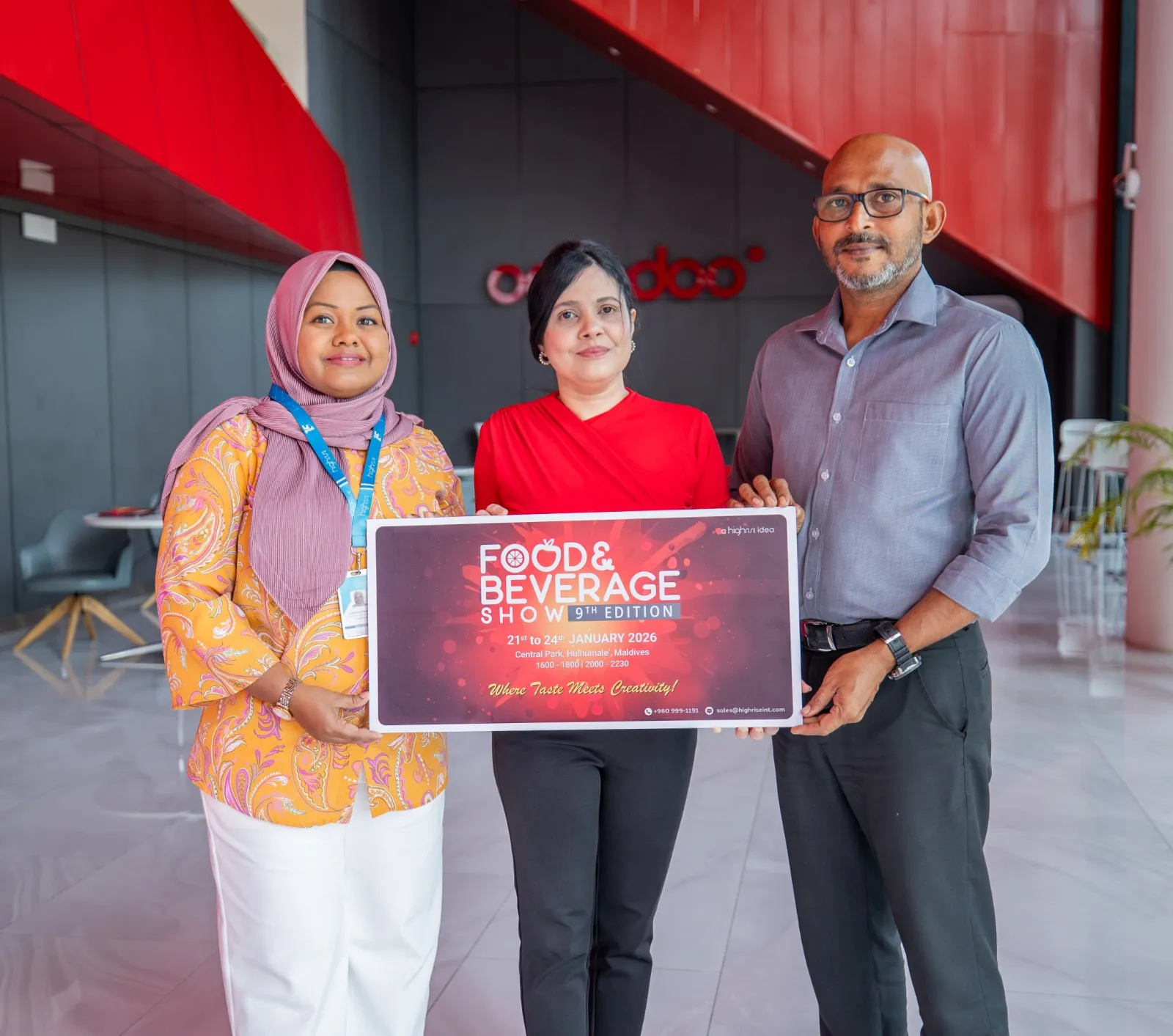 އެފް. އެންޑް ބީ ޝޯގެ ޕާޓްނަރަކަށް އުރީދޫ ހަމަޖެއްސުމުގެ ތެރެއިން... ފޮޓޯ: އުރީދޫ