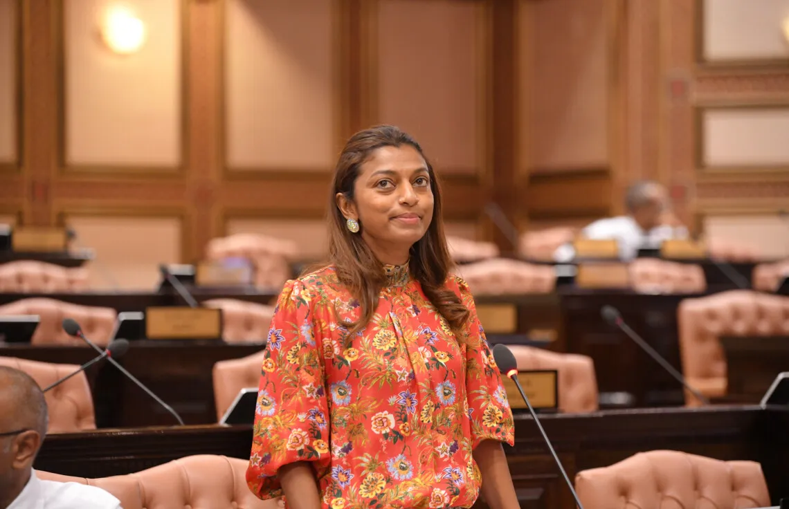 މެންބަރު އީވާ އަބްދުالله- ފޮަޓޯ/ މަޖިލިސް