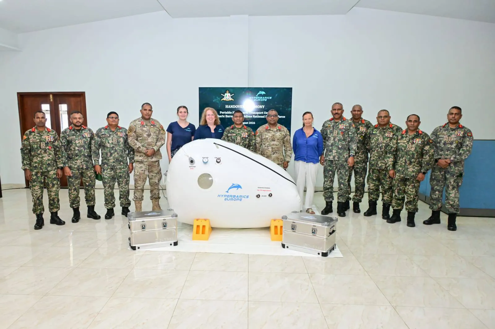 From the handover ceremony (Photo/MNDF)