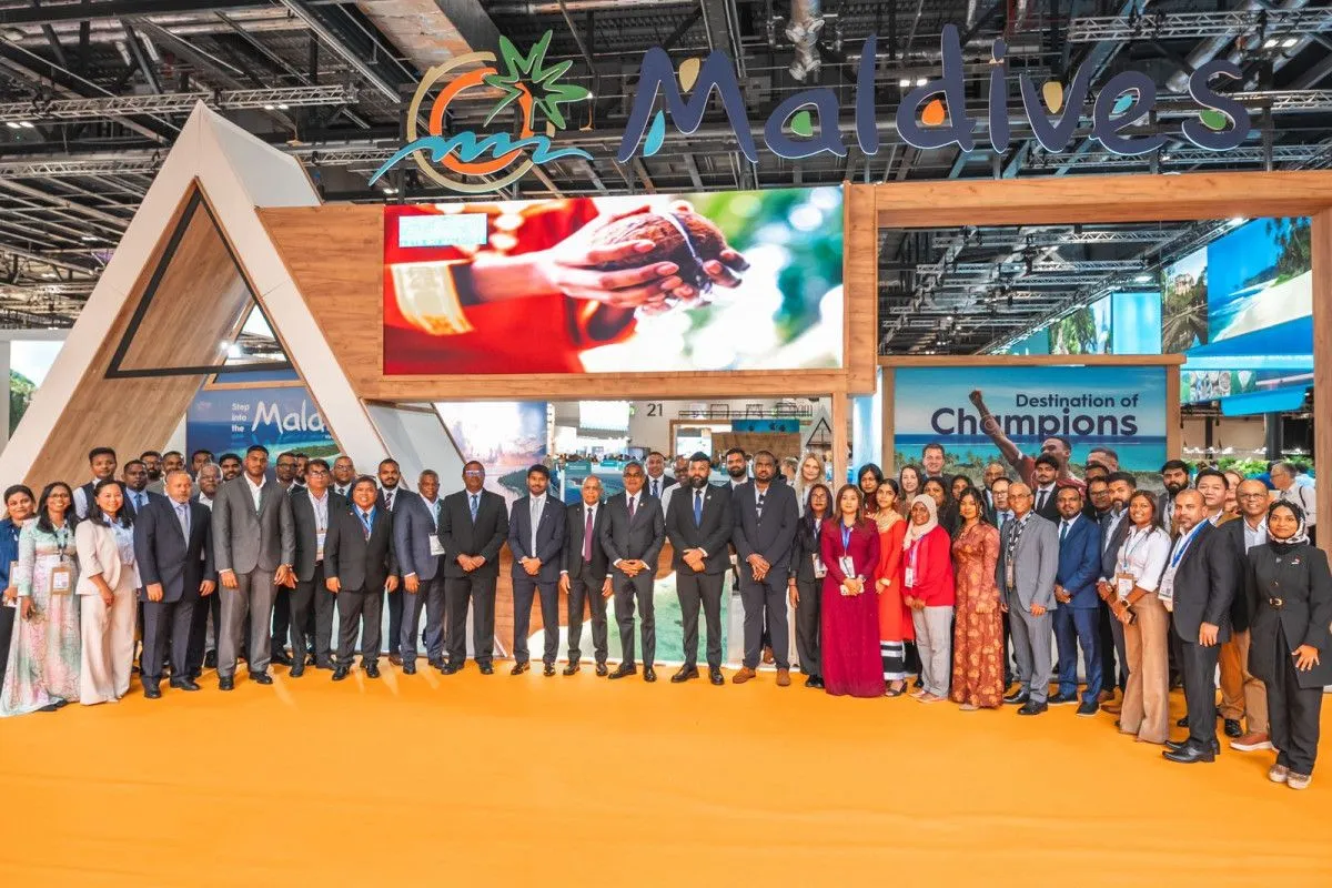 Maldives delegation attending the World Travel Market (WTM) in London (Photo/Ministry of Tourism and Environment)