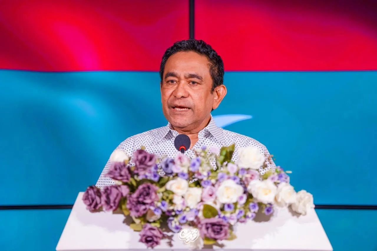 PNF leader and Former President Abdulla Yameen (Photo/Voice)