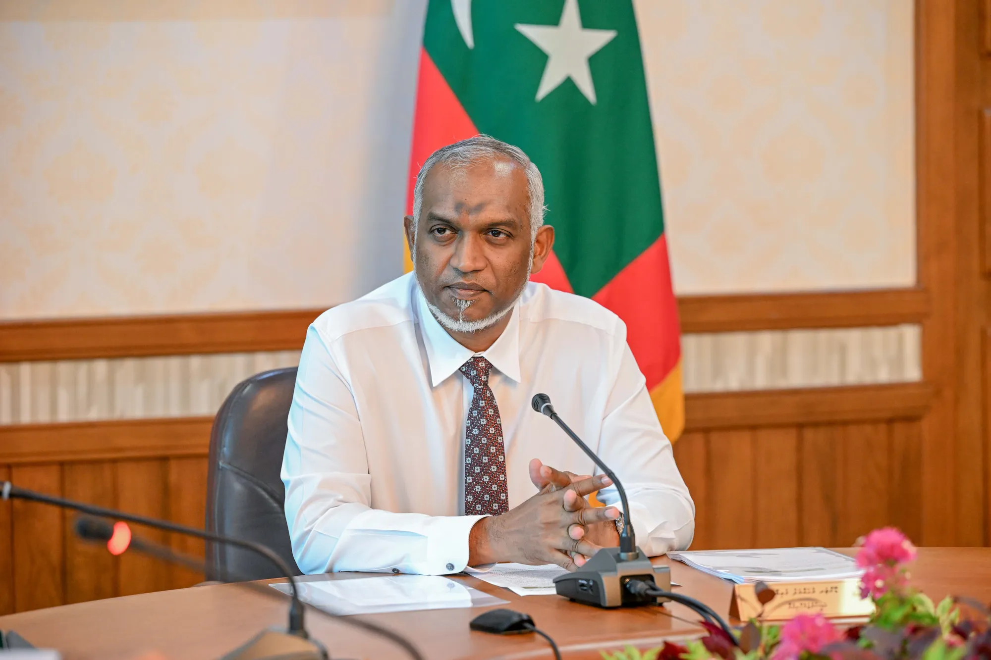 ރައީސް ޑރ.މުޙައްމަދު މުޢިއްޒު--ފޮޓޯ: ރައީސް އޮފީސް