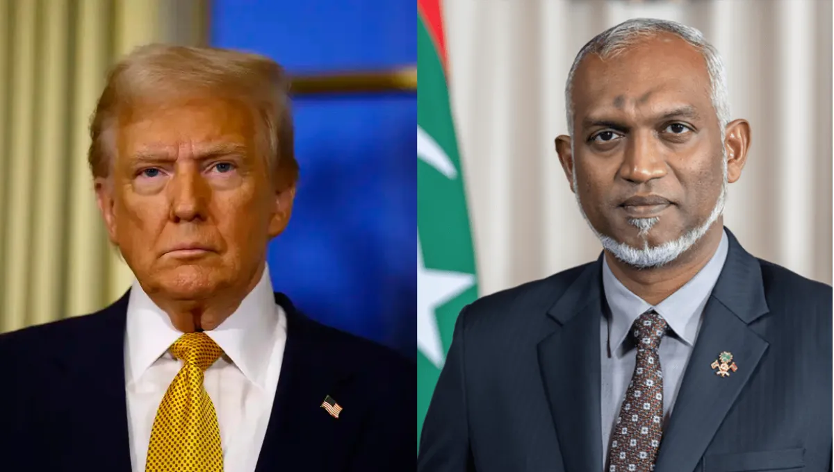 U.S. President Donald J. Trump and President Dr. Muizzu