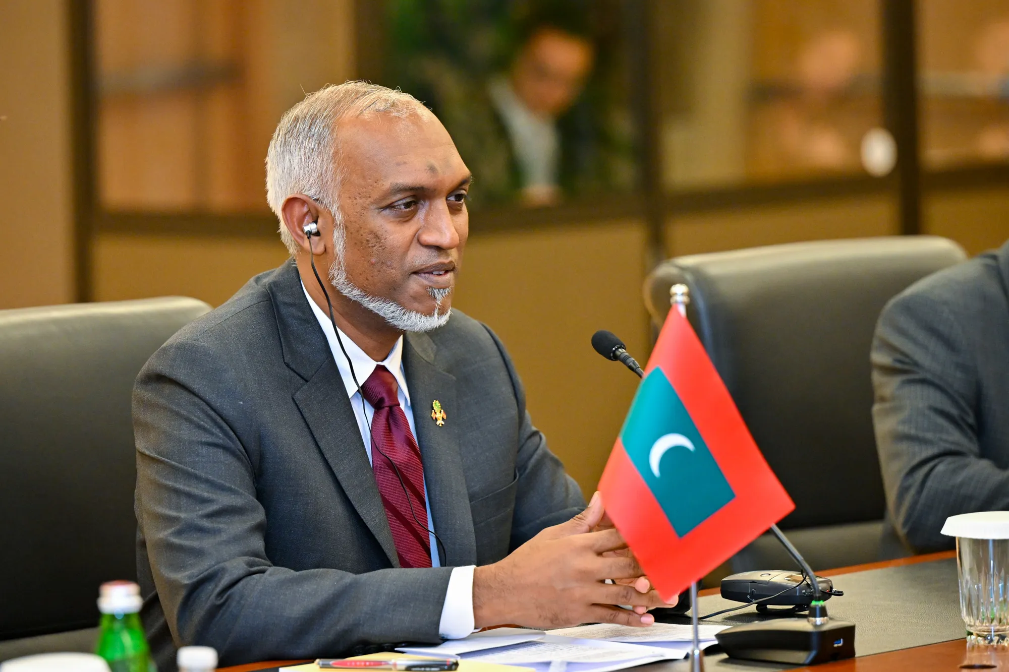 ރައީސުލްޖުމްހޫރިއްޔާ ޑރ. މުޙައްމަދު މުޢިއްޒު -- ފޮޓޯ: ރައީސް އޮފީސް