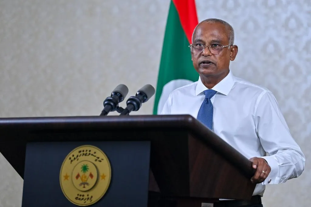 President Speaking During his media address