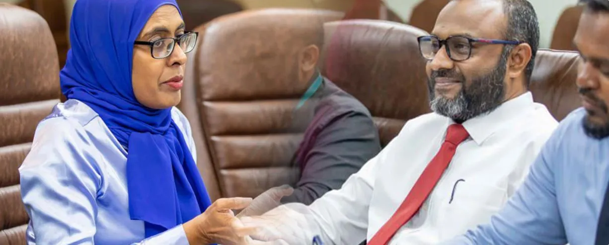 އެމްކިޔުއޭ އިން އިސްލާމިކް މިނިސްޓަރ ޑރ. މުޙައްމަދު ޝަހީމް ޢަލީ ސަޢީދު އާއި ބައްދަލުކުރައްވައިފި