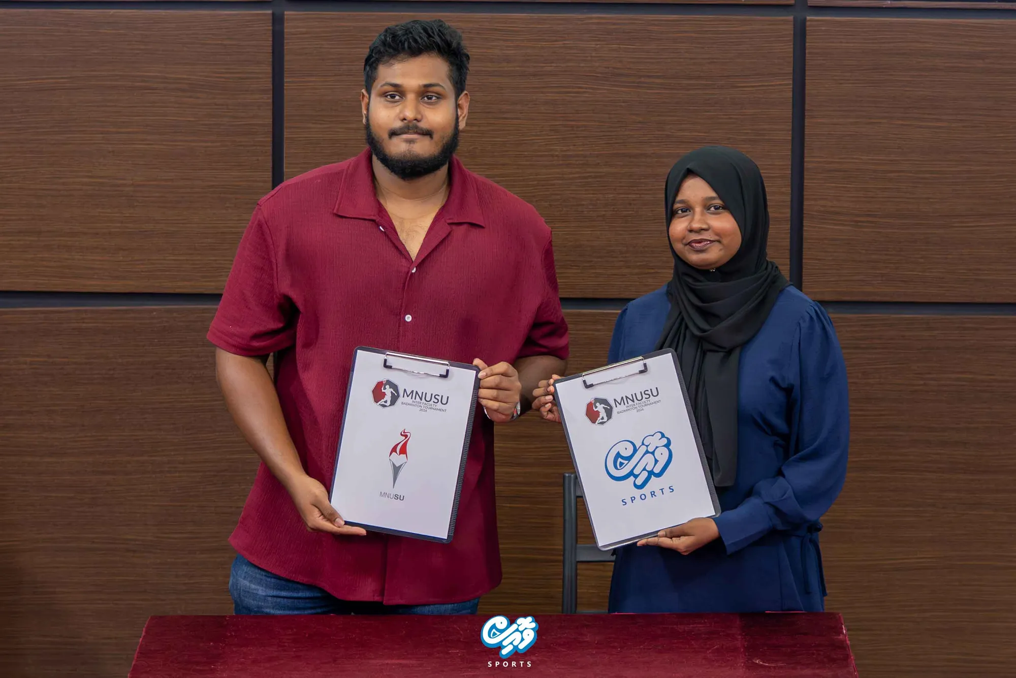 4 ވަނަ އެމްއެންޔޫއެސްޔޫ އިންޓަރ ފެކަލްޓީ ބެޑްމިންޓަން މުބާރާތުގެ މީޑިއާ ޕާޓްނަރަކަށް ވޮއިސް ސްޕޯޓްސް ހަމަޖައްސައިފި