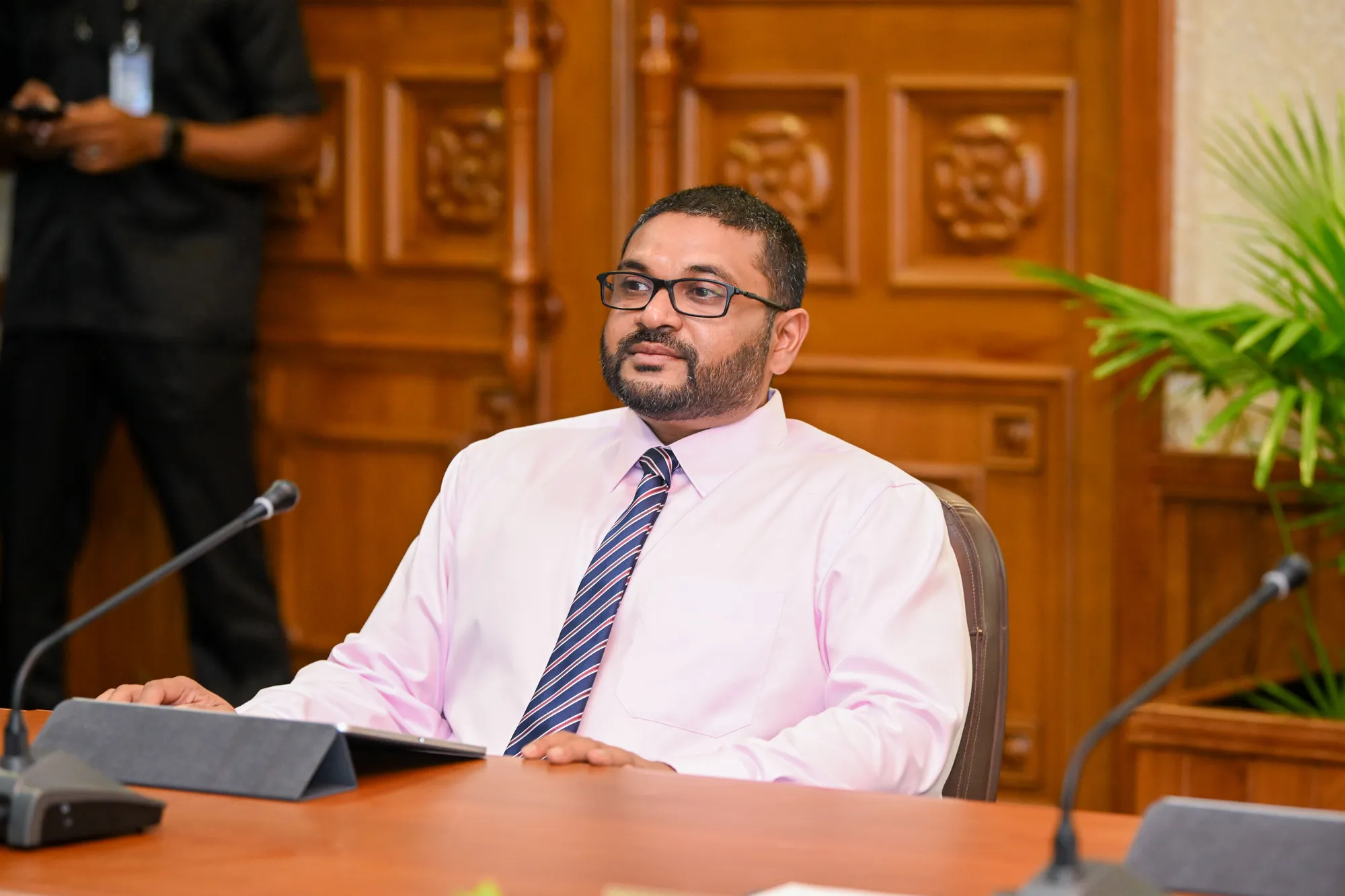 ވަޒީރު ޣައްސާން-- ފޮޓޯ: ރައީސް އޮފީސް