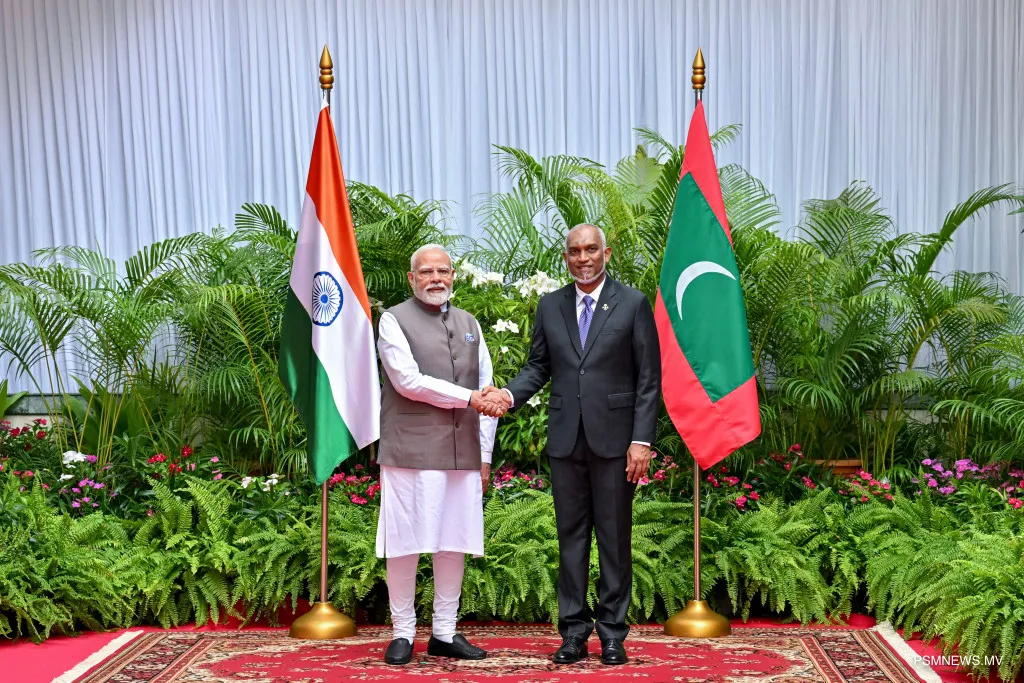 President Dr. Muizzu and Indian PM Narendra Modi (Photo/PSM)