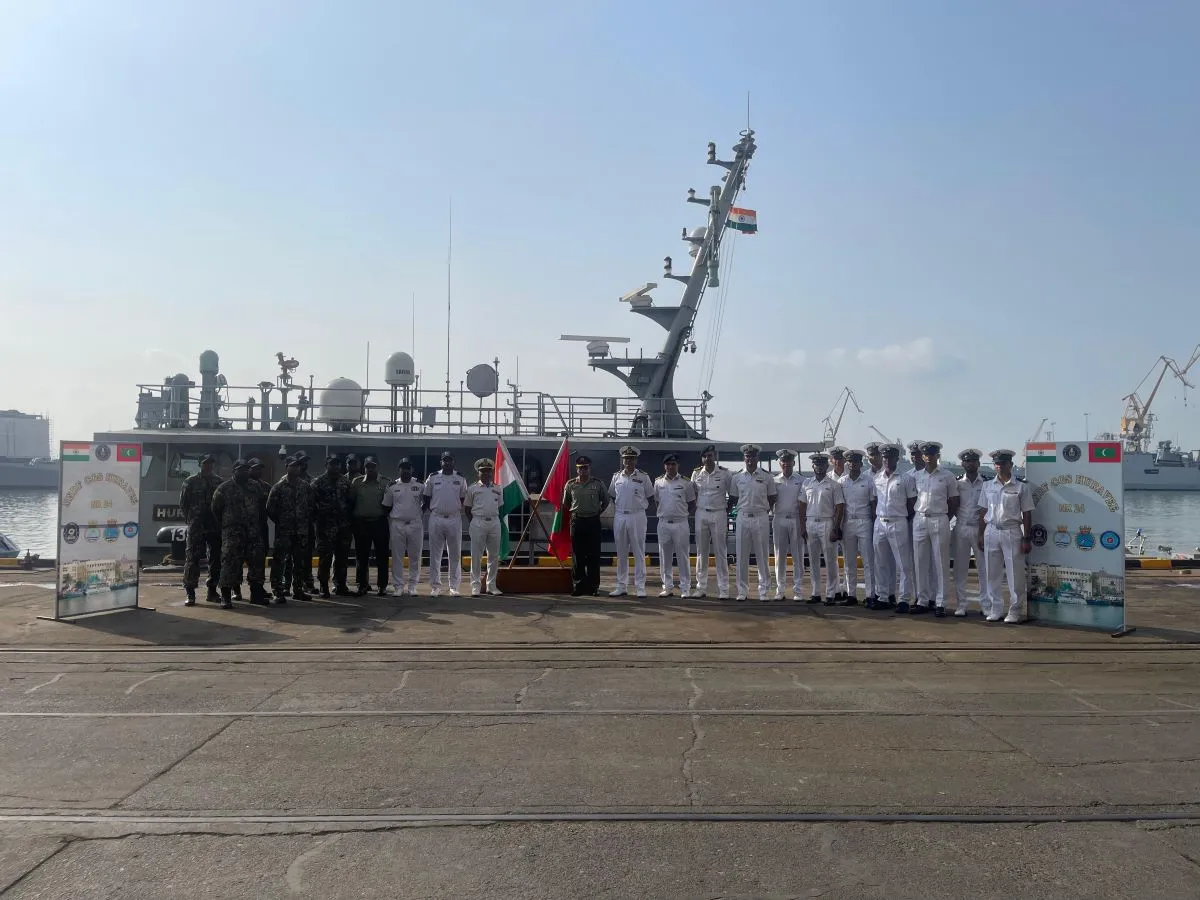 India's completed first refit of MNDF's 'Huravee' (Photo/ India’s Western Naval Command)