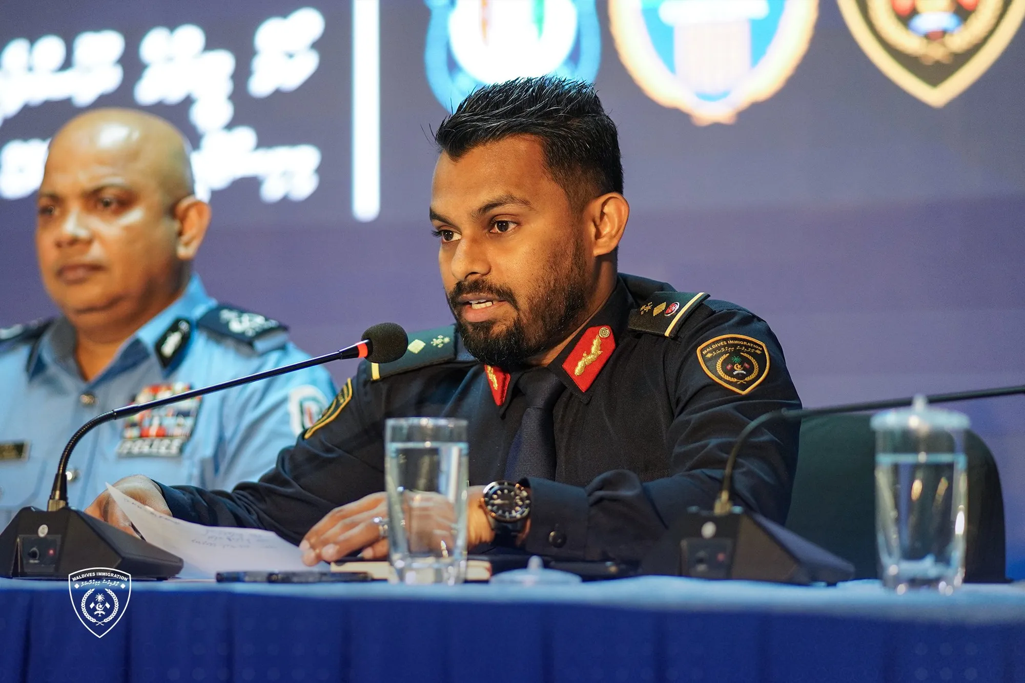 އިމިގްރޭޝަން ކޮންޓްރޯލަރ މުހައްމަދު ޝަމްޢާން ވަޙީދު: ފޮޓޯ/ އިމިގްރޭޝަން