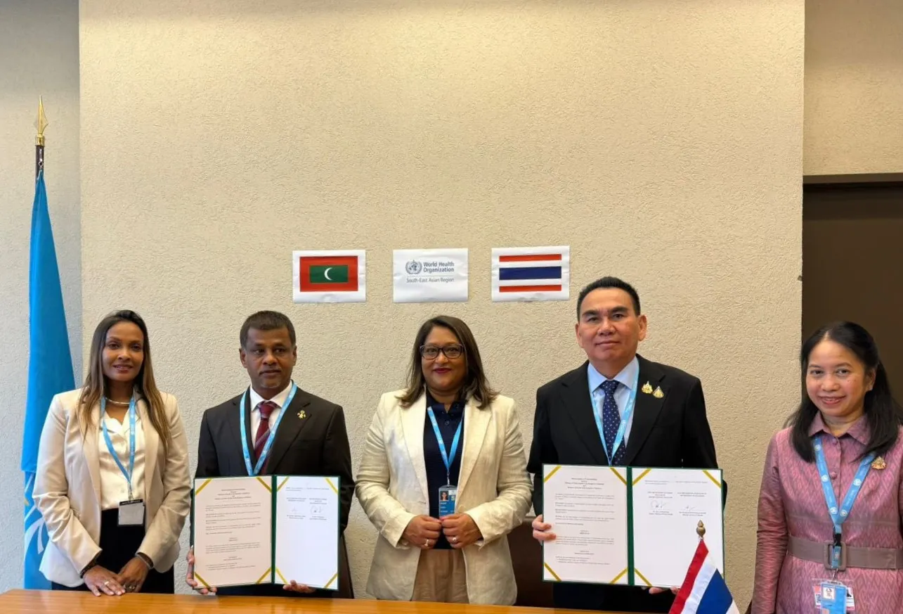 From the MoU signing ceremony today (Photo/Ministry of health)
