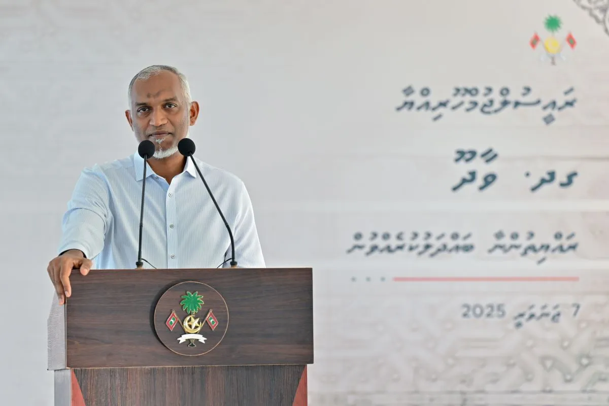 President Dr. Muizzu meeting with residents of GDh. Vaadhoo (Photo/President's Office)