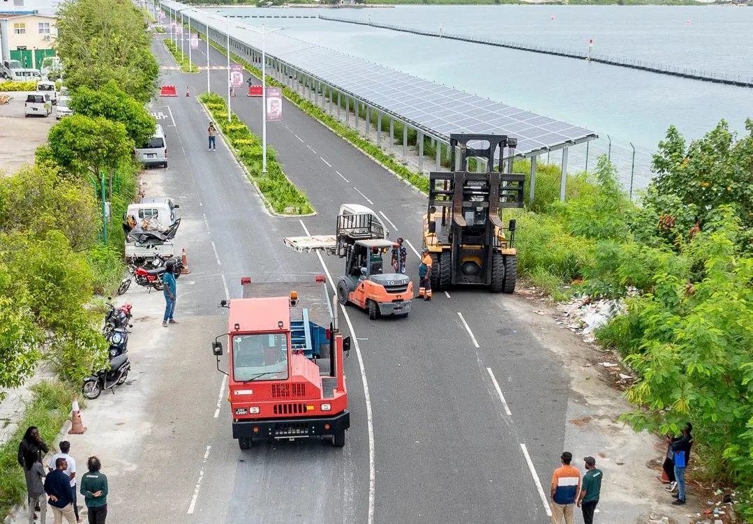 ހުޅުމާލެ ހިތްފަސޭހަ ތަނަކަށް ހެދުމަށް ކުރަމުންދާ މަސައްކަތުގެ ތެރެއިން: ފޮޓޯ/އެޗްޑީސީ